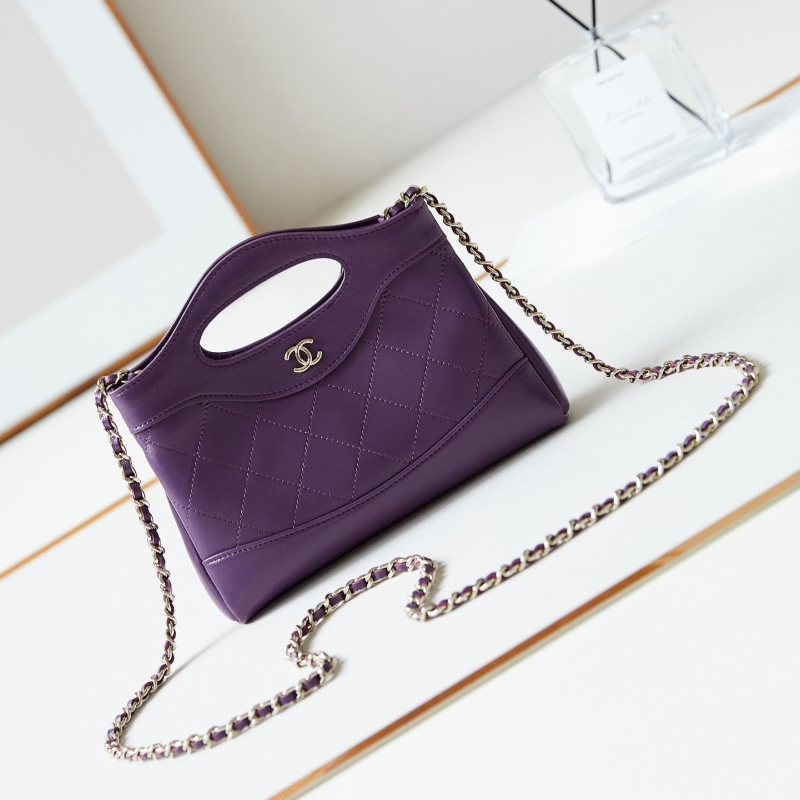 Ch*el top handle bags